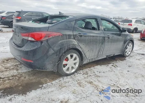 2014 Hyundai Elantra Se из США, поврежденный, VIN KMHDH4AE9EU210409